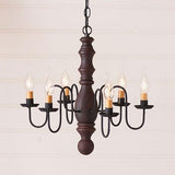 Manassas Hartford Series Wooden Chandelier in 6 COLORS - Primitive Star Quilt Shop - 3