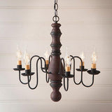 Manassas Hartford Series Wooden Chandelier in 6 COLORS - Primitive Star Quilt Shop - 4