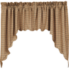 Millsboro Scalloped Lined Swag Curtains