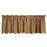 Millsboro Scalloped Lined Valance 72"