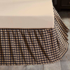 Navy Check Bed Skirt in 3 SIZES