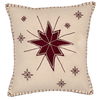 North Star Felt Pillow 16" Filled - Primitive Star Quilt Shop - 1