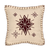 North Star Felt Pillow 10x10" - Primitive Star Quilt Shop - 1