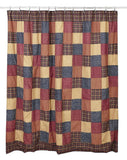 Old Glory Shower Curtain - Primitive Star Quilt Shop