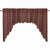 Parker Scalloped Lined Swag Curtains