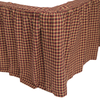 Patriotic Patch Bed Skirt in 3 SIZES