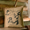 Pit Bull Filled Pillow 16" Filled