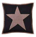 Plum Creek Fabric Star Pillow 16" Filled - Primitive Star Quilt Shop