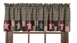 Plum Creek Lined Valance - Primitive Star Quilt Shop