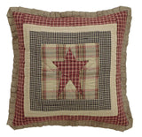 Plymouth Quilted Euro Sham 26x26" - Primitive Star Quilt Shop