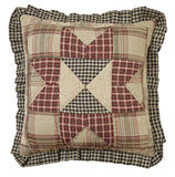 Plymouth Quilted Pillow 16" Filled - Primitive Star Quilt Shop