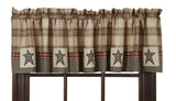 Plymouth Lined Valance - Primitive Star Quilt Shop