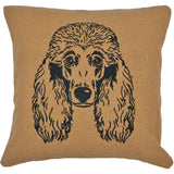 Poodle Filled Pillow 16" Filled