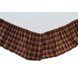 Primitive Check Bed Skirt in 3 SIZES