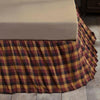 Primitive Check Bed Skirt in 3 SIZES