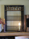 Herbs Wall Shelf - Primitive Star Quilt Shop - 1