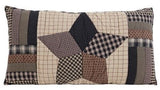 Bingham Star Quilted Luxury Sham  21x37" - Primitive Star Quilt Shop - 1