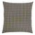 Black Check Fabric Euro Sham 26x26"