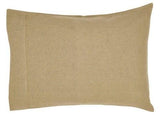 Burlap Natural Pillow Case - Set of 2 - Primitive Star Quilt Shop - 1