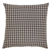 Navy Check Fabric Euro Sham 26x26" - Primitive Star Quilt Shop - 1