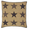 Teton Star Quilted Euro Sham 26x26" - Primitive Star Quilt Shop - 1