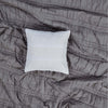 Quinn White Pillow 18" Down Filled - Primitive Star Quilt Shop - 1