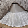 Quinn White Bed Skirt in 3 SIZES - Primitive Star Quilt Shop - 2