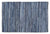 Denim and Hemp Chindi Rug 27x48"