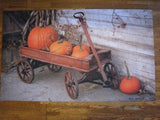 Pumpkin Wagon Floor Mat - Irvin Hoover - Primitive Star Quilt Shop - 1