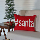 #Santa Pillow 14x18" Filled