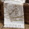 Santa's Reindeer Woven Throw