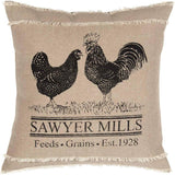 Sawyer Mill Poultry Pillow 18" Filled