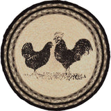 Sawyer Mill Poultry Braided Tablemat 13" - Set of 6