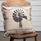 Sawyer Mill Windmill Pillow 18" Filled