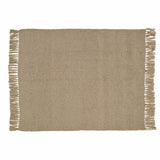 Scarlett Creme Woven Acrylic Throw