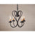 Georgetown Small Textured Black Chandelier