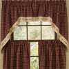 Sturbridge Wine Live Lined Swag Curtains