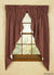 Sturbridge Wine Lined Prairie Curtains