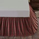 Tartan Red Plaid Bed Skirt in 3 SIZES