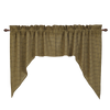 Tea Cabin Lined Swag Curtains - Primitive Star Quilt Shop - 1