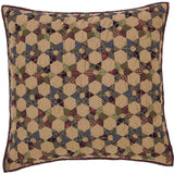 Tea Star Quilted Euro Sham 26x26"