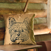 Terrier Filled Pillow 16" Filled