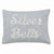 Tinsley Silver Bells Pillow 14x18" Filled