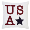 USA Applique Pillow 18" Filled