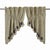 Vincent Scalloped Lined Prairie Swag Curtains