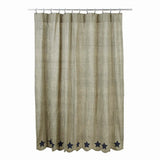 Vincent Scalloped Shower Curtain - Primitive Star Quilt Shop - 1