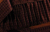 Vintage Star Wine Bed Skirt in 2 SIZES