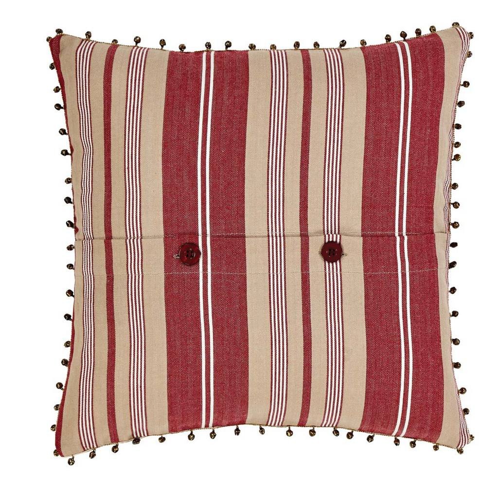 Vintage Stripe Noel Pillow 16" Filled