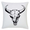 Western Skull Pillow 18" Filled