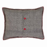 Weston Felt Button Santa Pillow 14x18" Filled - Primitive Star Quilt Shop - 2